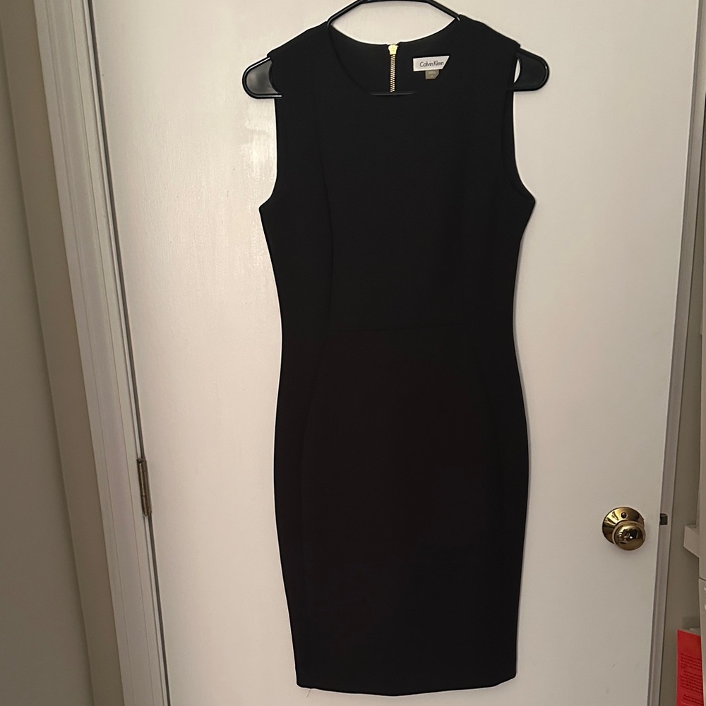 Calvin Klein Classic Black Mini Dress
